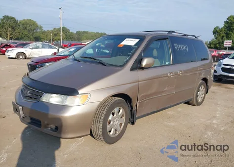 2003 Honda Odyssey Ex-L z USA, uszkodzony, nr VIN 5FNRL18773B043343